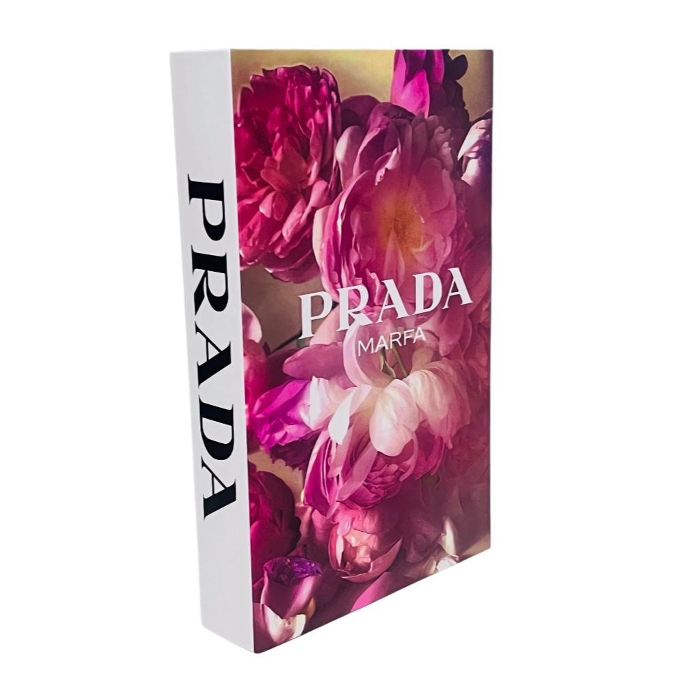 Prada Designer Decor Book Thick Volume Box Type