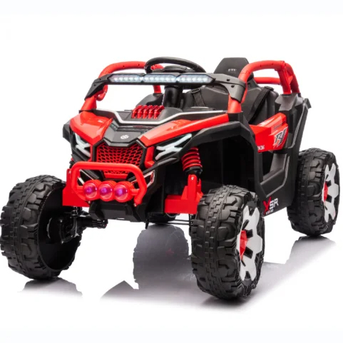 Remote Controlled Electric Ride-On UTV SUV Car for Kids 2-10 – Red